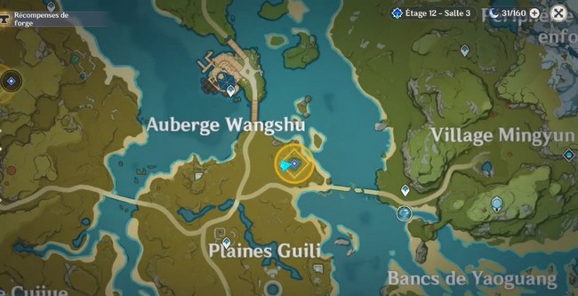 Emplacement Auberge Wangshu