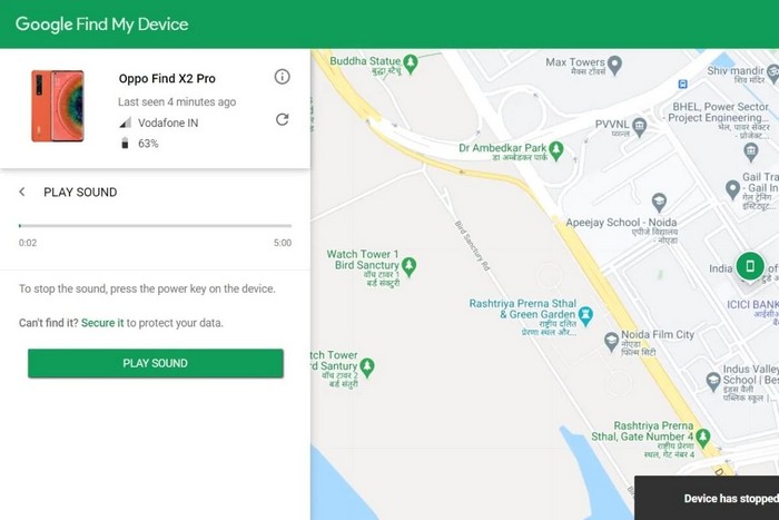 Find My Device, l'application qui sert à localiser et bloquer son téléphone à distance