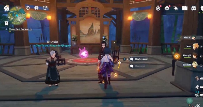 Invitations à Qingce Genshin Impact-cherchez Bohuanzi