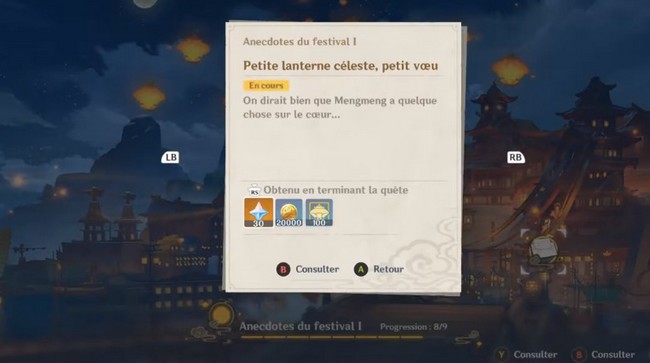 Petite lanterne céleste, petit vœu