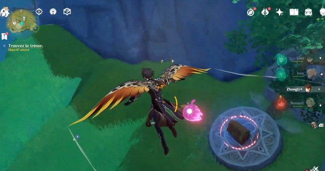 Trésor 2 au nord du port de Liyue