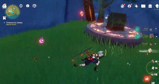 Trésor 2 au nord du port de Liyue