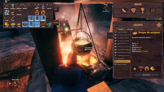 VALHEIM soupe de serpent