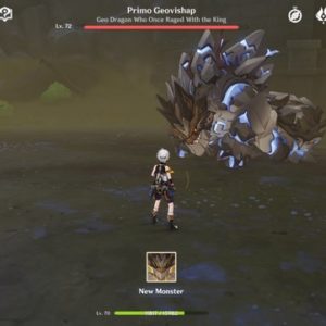 le Géosaurus antique dans Genshin Impact