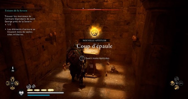 Livres du savoir et Aptitudes de Severn coup d'épaule