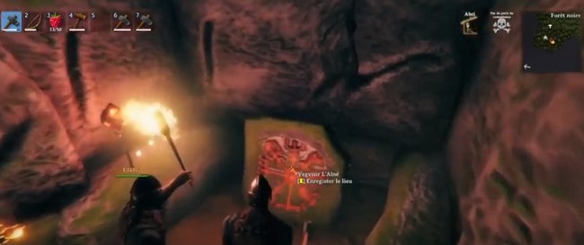 emplacement de l'ainé