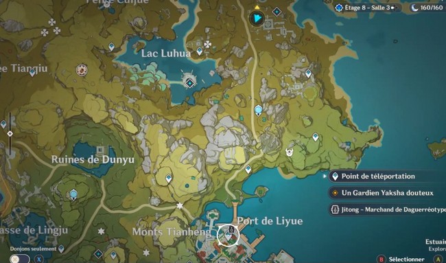 la Librairie Wanwen au Port de Liyue