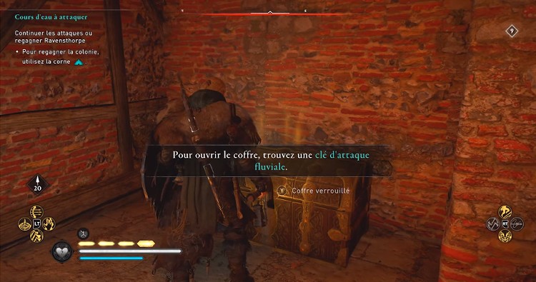 la clé d'attaque fluviale