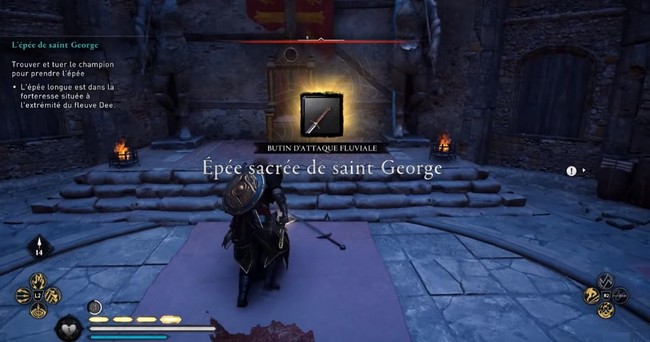 l'épée de Saint George dans Assassin’s Creed Valhalla-