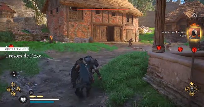 la quête « Trésors de l'Exe »