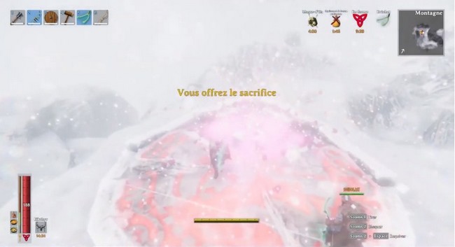 il faudra amener 3 œufs sur l'autel