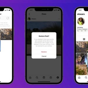 restaurer les publications Instagram supprimées