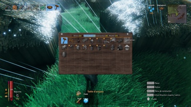 table d'artisan valheim