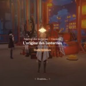 terminer la quête L’origine des Lanternes dans genshin impact