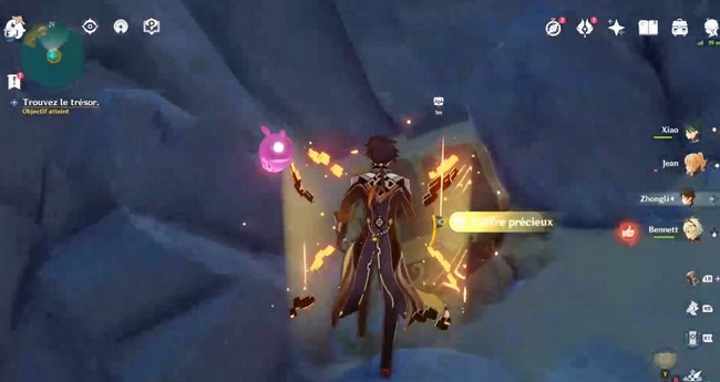 tresor du etite île à l’est de Liyue