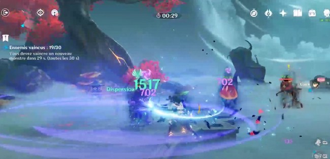 vous devez vaincre 30 ennemis