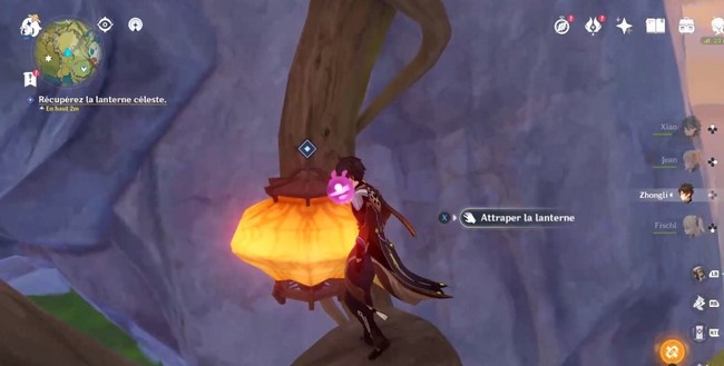 À l'orée des lueurs - récupérer la lanterne céleste
