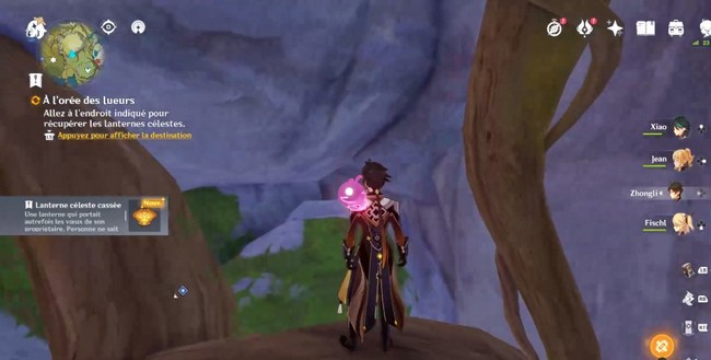 À l'orée des lueurs - récupérer la lanterne céleste