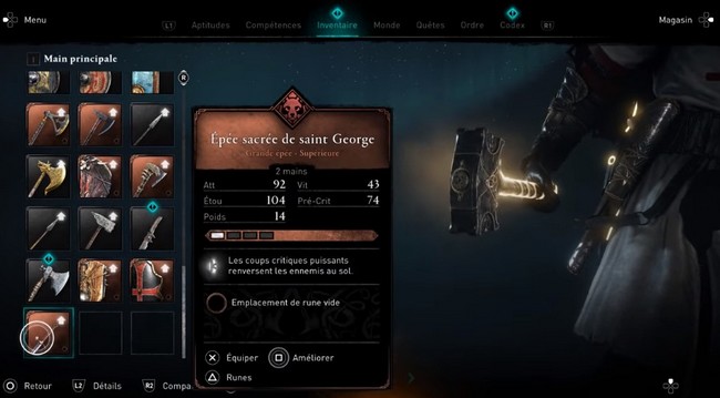 Épée sacrée de Saint George