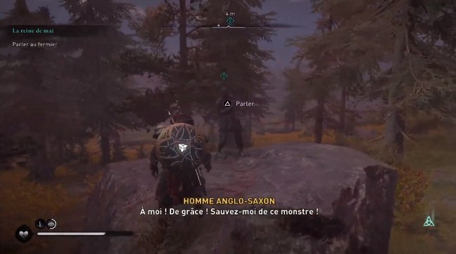 Parlez au fermier pour faire apparaître la Bête