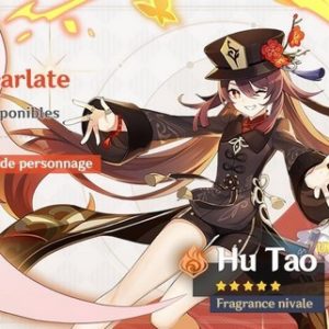 Bannière de Hu Tao Genshin Impact