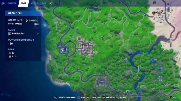 Emplacement du PNJ Ragnarok dans Fortnite saison 5