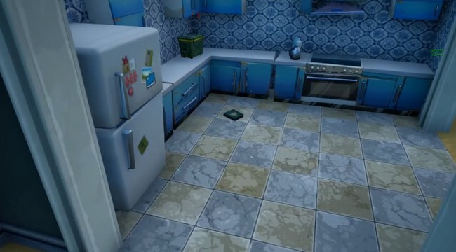 Emplacement du livre de recettes Fortnite de Pleasant Park