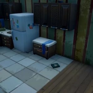 Emplacement du livre de recettes Fortnite de Pleasant Park