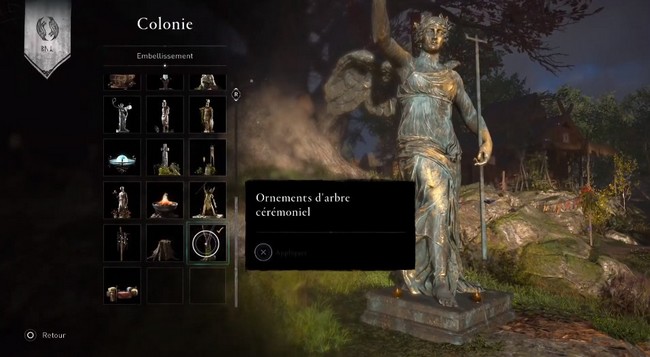 Placez 5 décorations