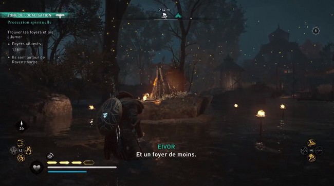 Trouver les foyers et les allumer