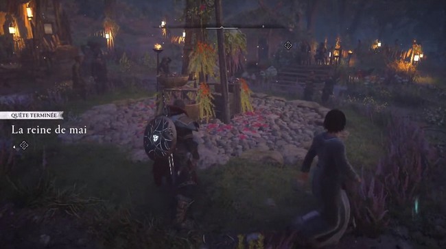 compléter la quête La reine de mai
