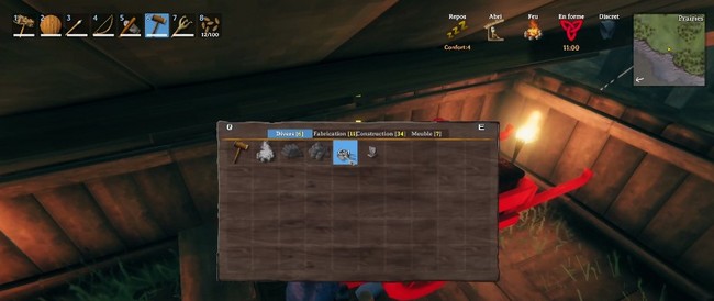 fabriquer le chariot Valheim