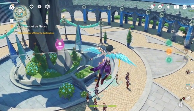 la quête Rêve de vent et de fleurs