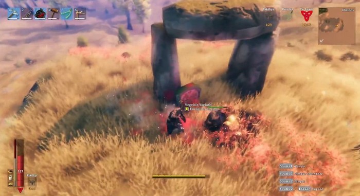 petite stèle rouge qui vous indiquera la position de Yagluth