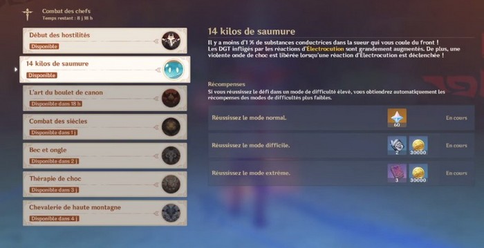 14 kilos de saumure