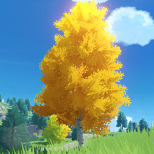 Voici à quoi ressemble l'Arbre de bouleau dans genshin impact