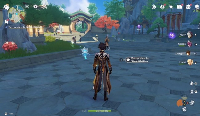 Genshin Impact La théière de vos rêves 2 - entrer dans la Sérénithéière