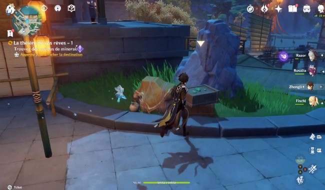 trouvez les résidus de minerai