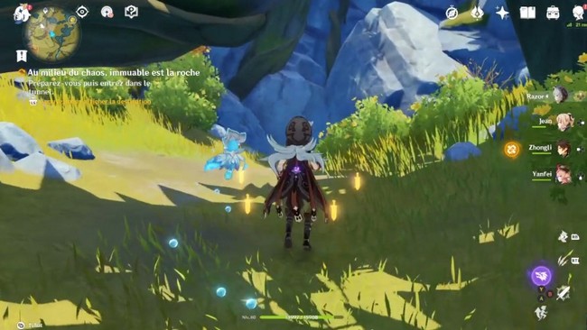 Préparez-vous puis entrez dans le tunnel