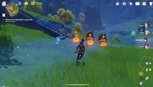 Sauvez le chercheur encerclé