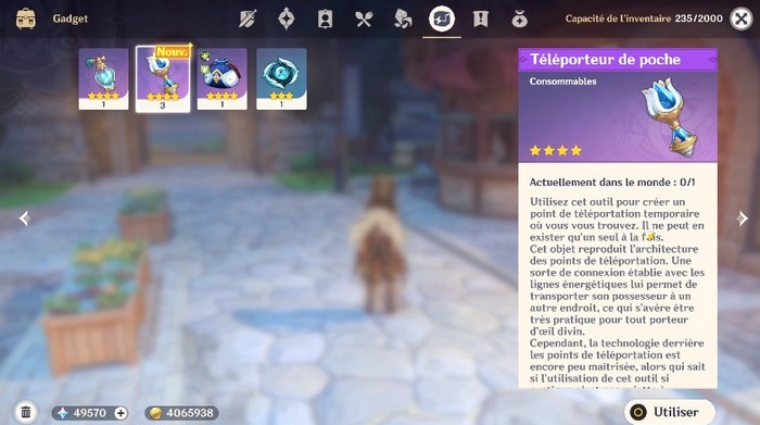 Téléporteur de Poche