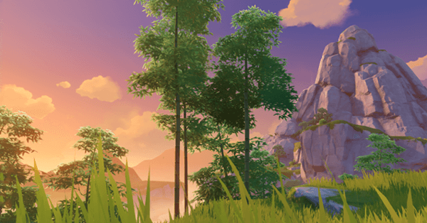 Voici à quoi ressemble des arbres de bambou dans genshin impact