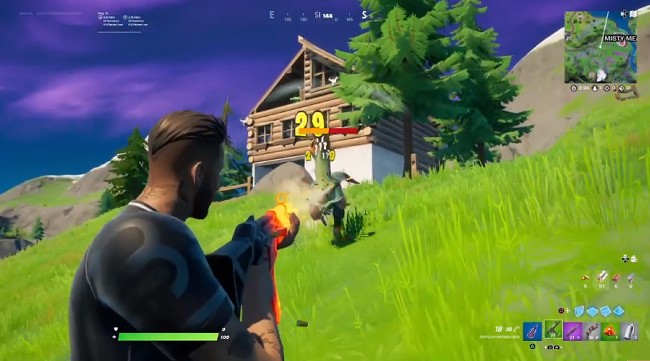chasser des raptors dans Fortnite