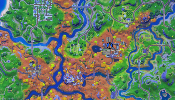 Emplacement du Raz dans Fortnite saison 6