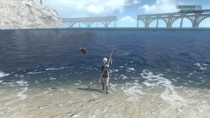 emplacement de la truite arc-en-ciel à Nier Replicant