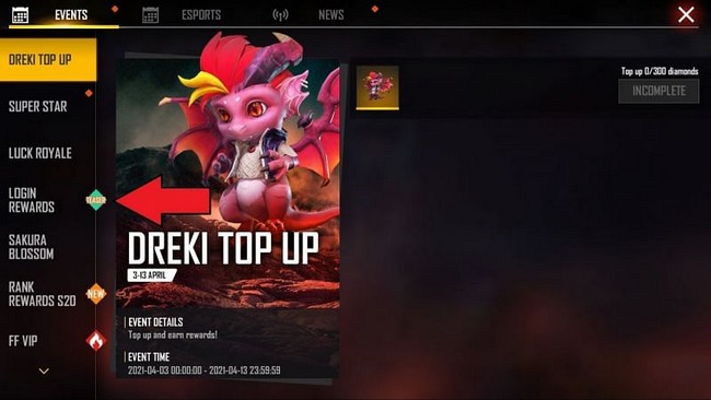 Étape 2: Ensuite, ils doivent naviguer dans l'onglet événements et appuyer sur l'onglet