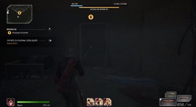 Entrez ensuite dans le bunker