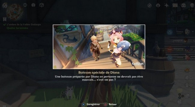 Boisson spéciale de Diona