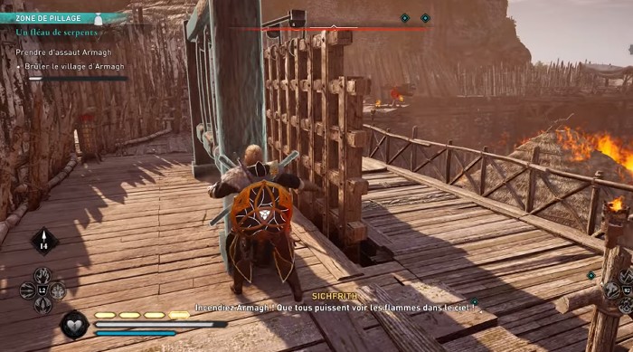 Brûler le village d'Armagh