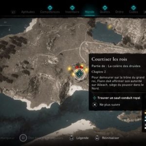 Courtiser Les rois dans Assassin’s Creed Valhalla la Colère Des Druides